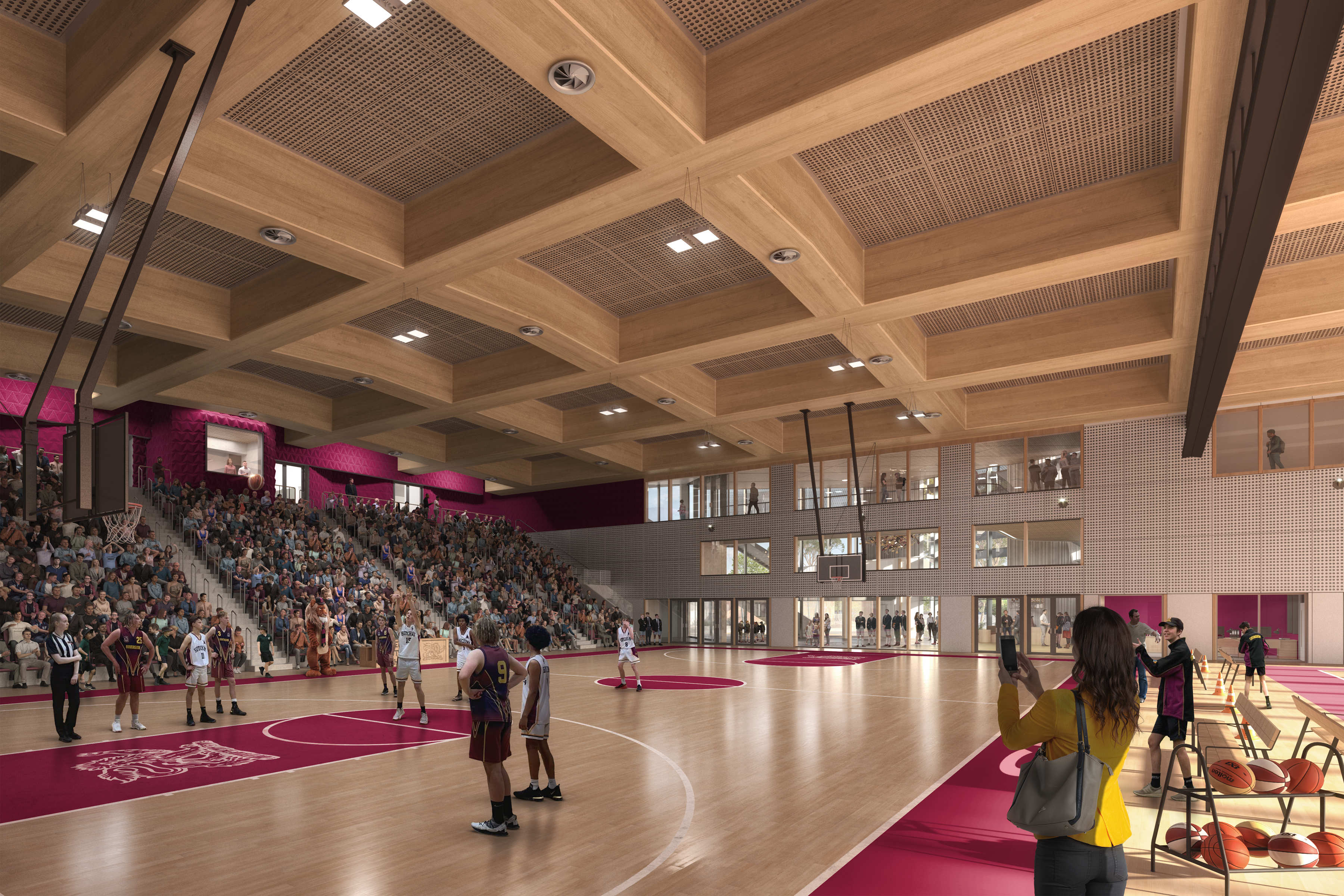 Artist’s impression, N J Edwards Hub auditorium